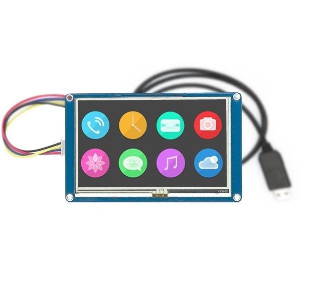 2.4" displej Nextion USART HMI TFT LCD - dotykový