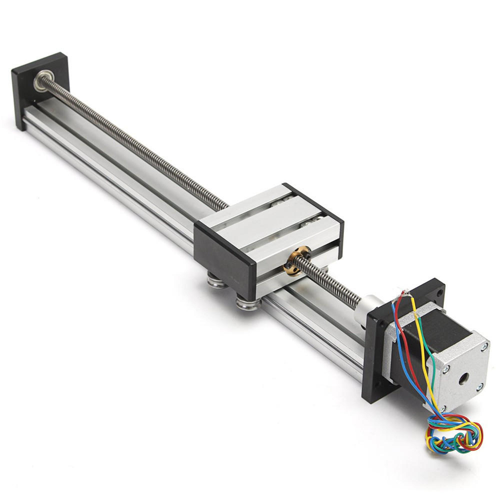 CNC lineární pohon 300 mm s krokovým motorem