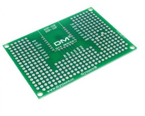 Plošný spoj 50x70 mm pro ESP8266 ESP-12E ESP-12F ESP32 ESP-32S